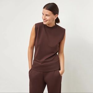 NWT M.M. LaFleur Toni Top - French Terry - Huckleberry - S